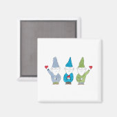 Kabouters Met Hartjes Magneet (Voorkant / Achterkant)