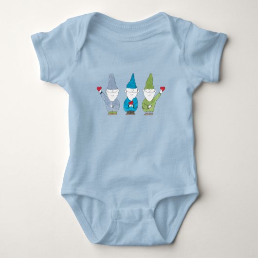 Kabouters Met Hartjes Magneet Romper (Voorkant)