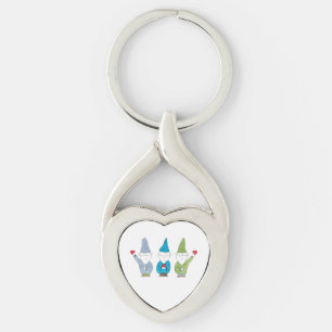 Kabouters Met Hartjes Magneet Sleutelhanger