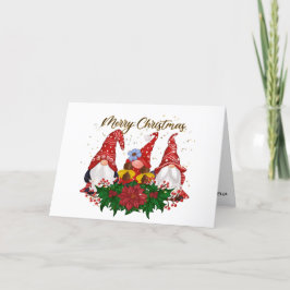 Kabouters met kerst Kerstkaart Feestdagen Kaart
