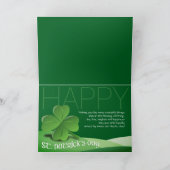 Kabouters St. Patrick's Day tekst HGCO1 Kaart (Binnen)