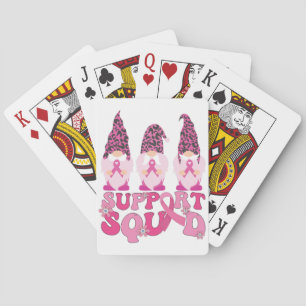 Kabouters Steun Team Borstkanker Bewustzijn  Pokerkaarten