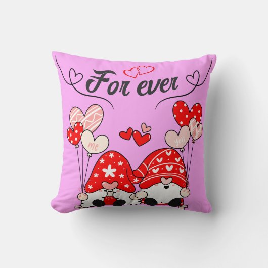 Kabouters Verliefd Voor Altijd 1 liefdesboodschap  Kussen (Voorkant)