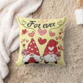 Kabouters Verliefd Voor Altijd 2 gele liefdesboods Kussen (Deken)