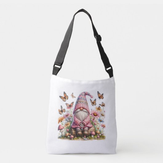 "Kabouters voor leuke mode"  Crossbody Tas (Voorkant)