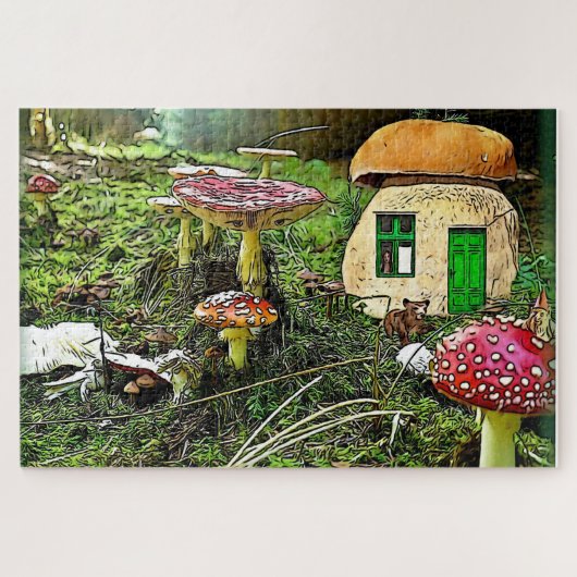 Kabouters waar de kleine mensen wonen Ierland Legpuzzel (Horizontaal)