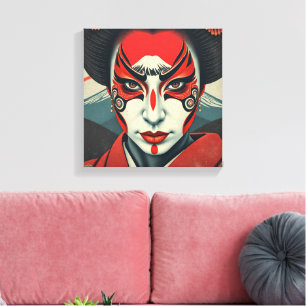 Kabuki 2 canvas afdruk