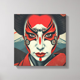 Kabuki 2 canvas afdruk