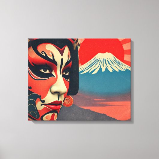 Kabuki 3 canvas afdruk (Voorkant)