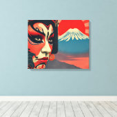 Kabuki 3 canvas afdruk (Insitu (Houten vloer))