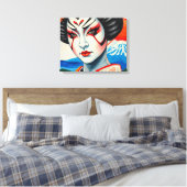 Kabuki 5 canvas afdruk (Insitu (Slaapkamer))
