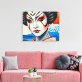 Kabuki 5 canvas afdruk (Insitu (Woonkamer))