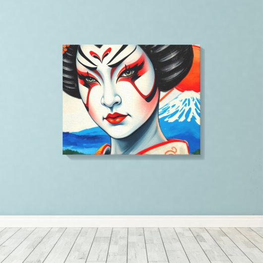 Kabuki 5 canvas afdruk (Insitu (Houten vloer))