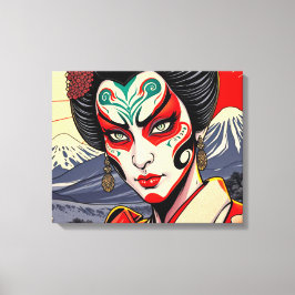 Kabuki 6 canvas afdruk