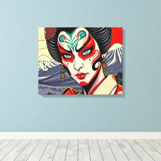 Kabuki 6 canvas afdruk (Insitu (Houten vloer))