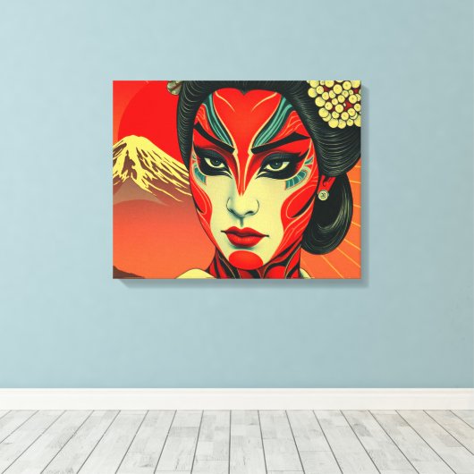 Kabuki 7 canvas afdruk (Insitu (Houten vloer))