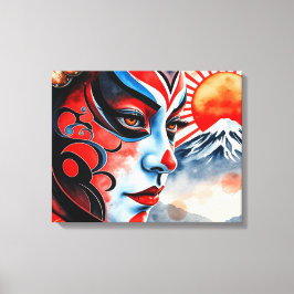 Kabuki 8 canvas afdruk