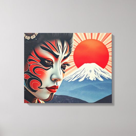 Kabuki 9 canvas afdruk (Voorkant)