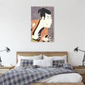 Kabuki Actor Ōtani Oniji als houtblok van Yakko Ed Canvas Afdruk (Insitu (Slaapkamer))