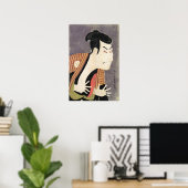 Kabuki Actor Ōtani Oniji als houtblok van Yakko Ed Poster (Thuiskantoor)