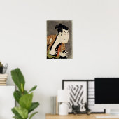 Kabuki Actor Ōtani Oniji als Yakko Edobei Woodbloc Poster (Thuiskantoor)