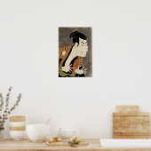 Kabuki Actor Ōtani Oniji als Yakko Edobei Woodbloc Poster (Keuken)