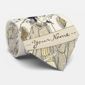 Kabuki Actor Samurai met Katana en Bow Shunsho Stropdas (Opgerold)