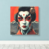 Kabuki Canvas Afdruk (Insitu (Houten vloer))