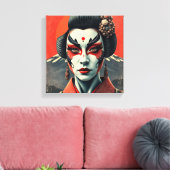 Kabuki Canvas Afdruk (Insitu (Woonkamer))