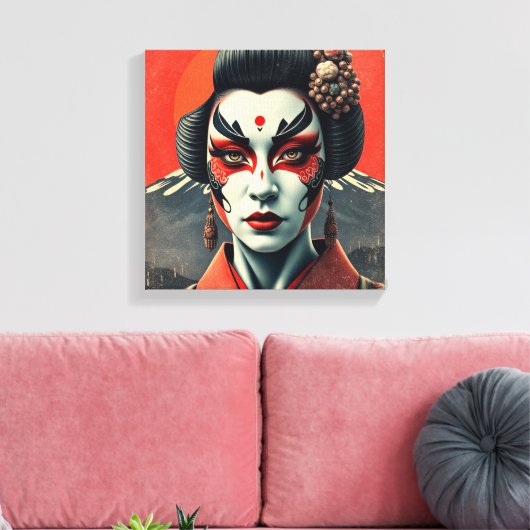 Kabuki Canvas Afdruk (Insitu (Woonkamer))