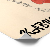 Kabuki esthetiek Grappig Japans gebruik Poster (Hoek)