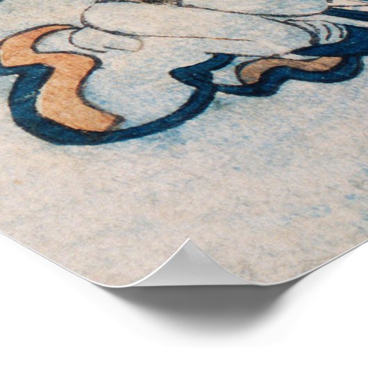 Kabuki Frogs Poster (Hoek)