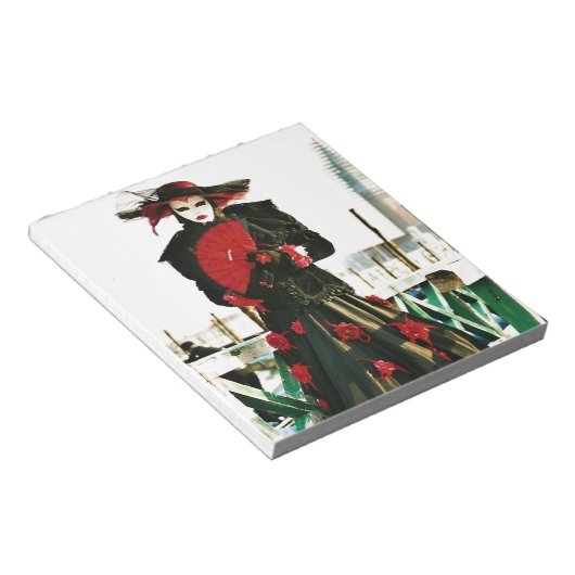 Kabuki Geisha Design Notitieblok (Schuin)