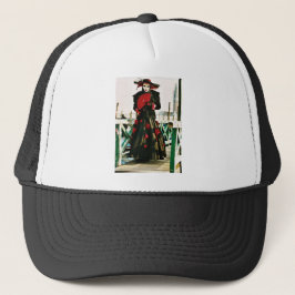 Kabuki Geisha Design Trucker Pet