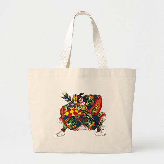 kabuki grote tote bag (Voorkant)