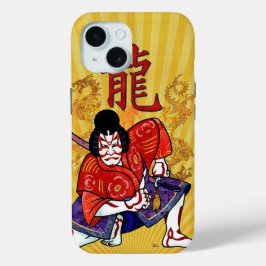 Kabuki Japanse Actor Folk Art iPhone 15 Case