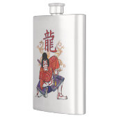 Kabuki Japanse Actor Folk Art Heupfles (Links)