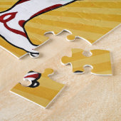 Kabuki Japanse Actor Folk Art Legpuzzel (Zijkant)