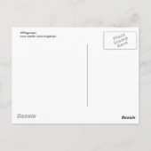 Kabuki Makeup Design (Kumadori) Briefkaart (Achterkant)