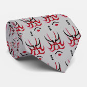 Kabuki Makeup Design (Kumadori) Stropdas (Opgerold)