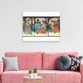Kabuki Samurai 1847 Canvas Afdruk (Insitu (Woonkamer))