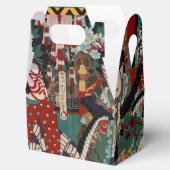 Kabuki Samurai Warriors Woodblock Bedankdoosjes (Geopend)