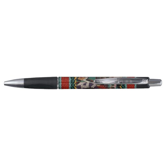 Kabuki Samurai Warriors Woodblock Pen (Achterkant)