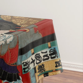 Kabuki Samurai Warriors Woodblock Tafelkleed