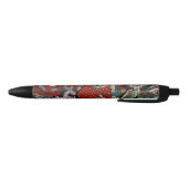 Kabuki Samurai Warriors Woodblock Zwarte Inkt Pen (Bodem)