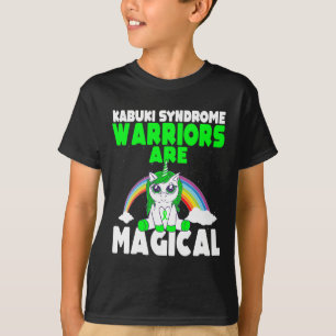 Kabuki Syndroom Bewustzijn Groene Lint Cute Magica T-shirt