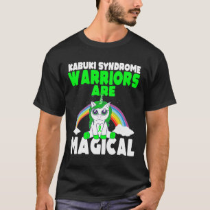 Kabuki Syndroom Bewustzijn Groene Lint Cute Magica T-shirt