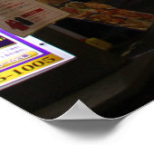 Kabukichō Tokyo Neons bij nacht Poster (Hoek)