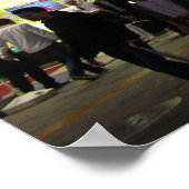 Kabukichō Tokyo Neons bij nacht Poster (Hoek)