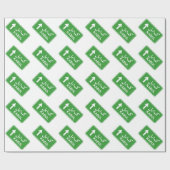 Kabul, Afghanistan Highway Traffic Street Sign Cadeaupapier (Vlak)